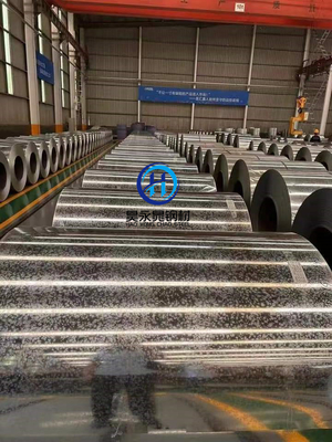 1219 mm di larghezza rivestimento di zinco cromato bobina di acciaio galvanizzato per la copertura di lamiere metalliche