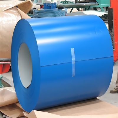 PPGI Fogli di acciaio galvanizzato pre-tinto bobina di colore con forte colore blu oceano anticorrosione 0.15-2.0mm Spessore