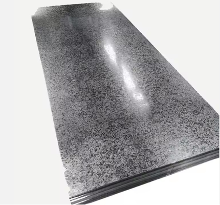 Carta GI Spangle regolare Spessore 0,12 mm-2,0 mm Per la fabbricazione Approvata da ASTM, JIS, IOS