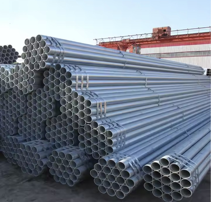 Tubo di acciaio galvanizzato galvanizzato rotondo rettangolare