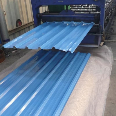 PPGI 0,09-0,7 Spessore In acciaio galvanizzato preverniciato Lastre di acciaio colorate bobina Blu